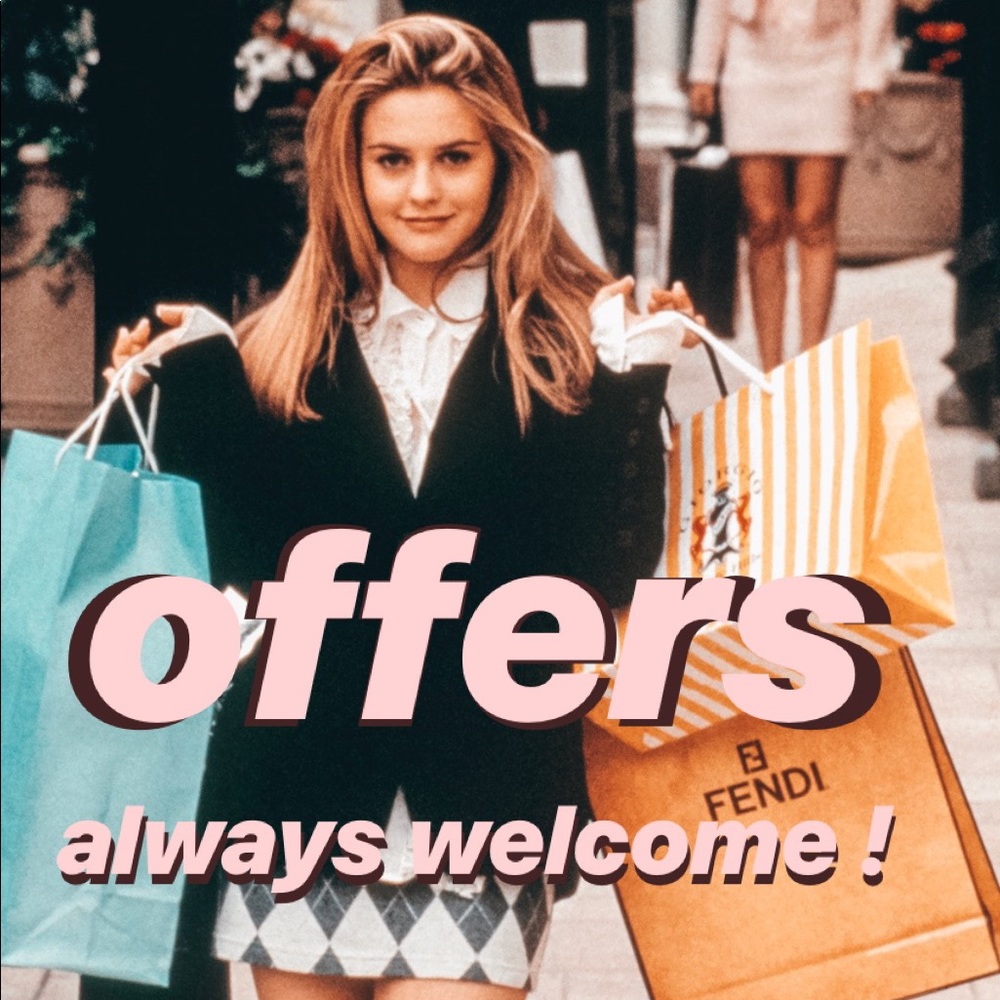 don’t like my price? that’s okay! send an offer!